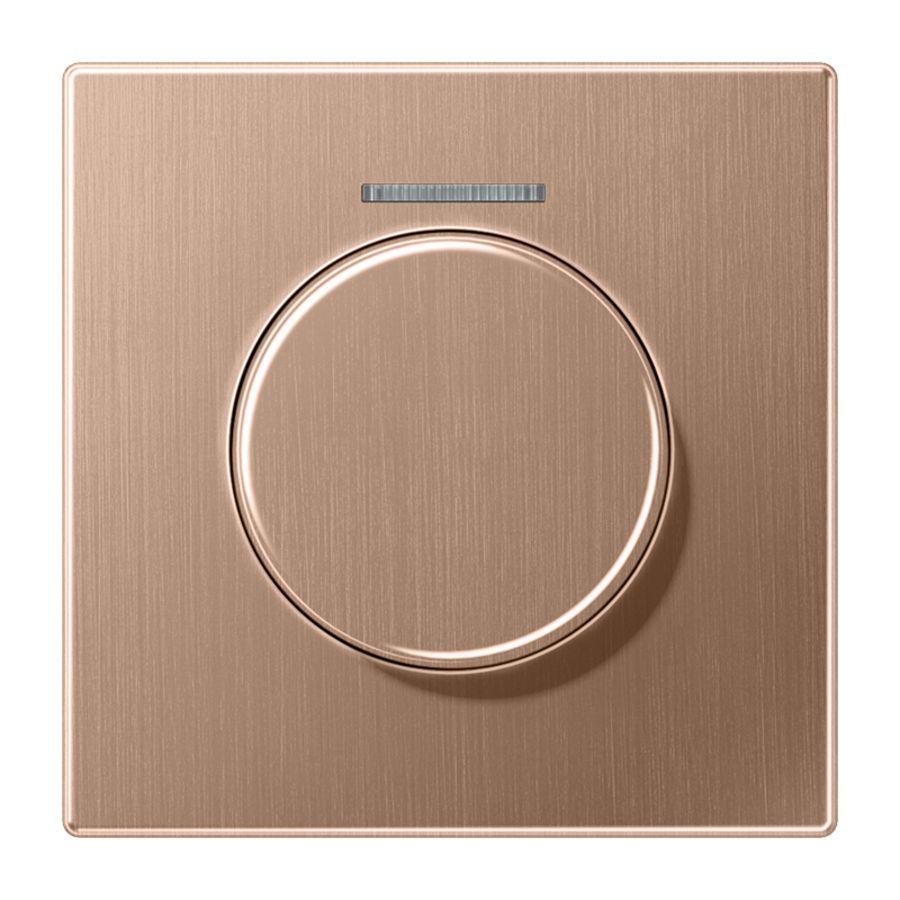 KNX draaiafdekking LS brons met lens