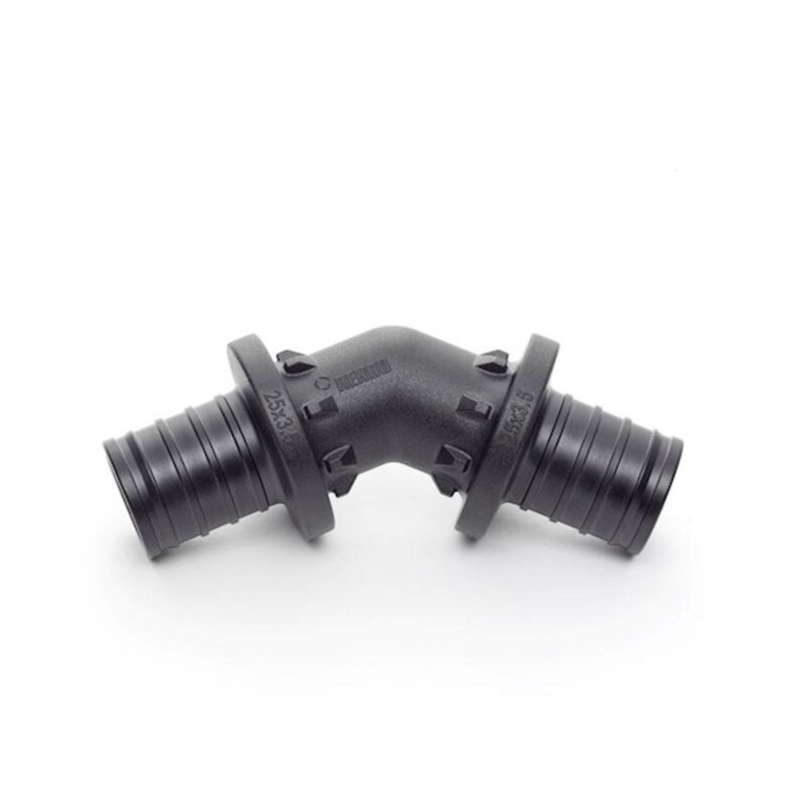 Kniekoppeling 45° RAUTITAN PX schuif 20mm