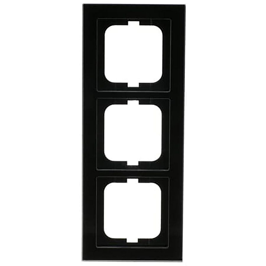 Afdekraam 3v ax-glas zwart