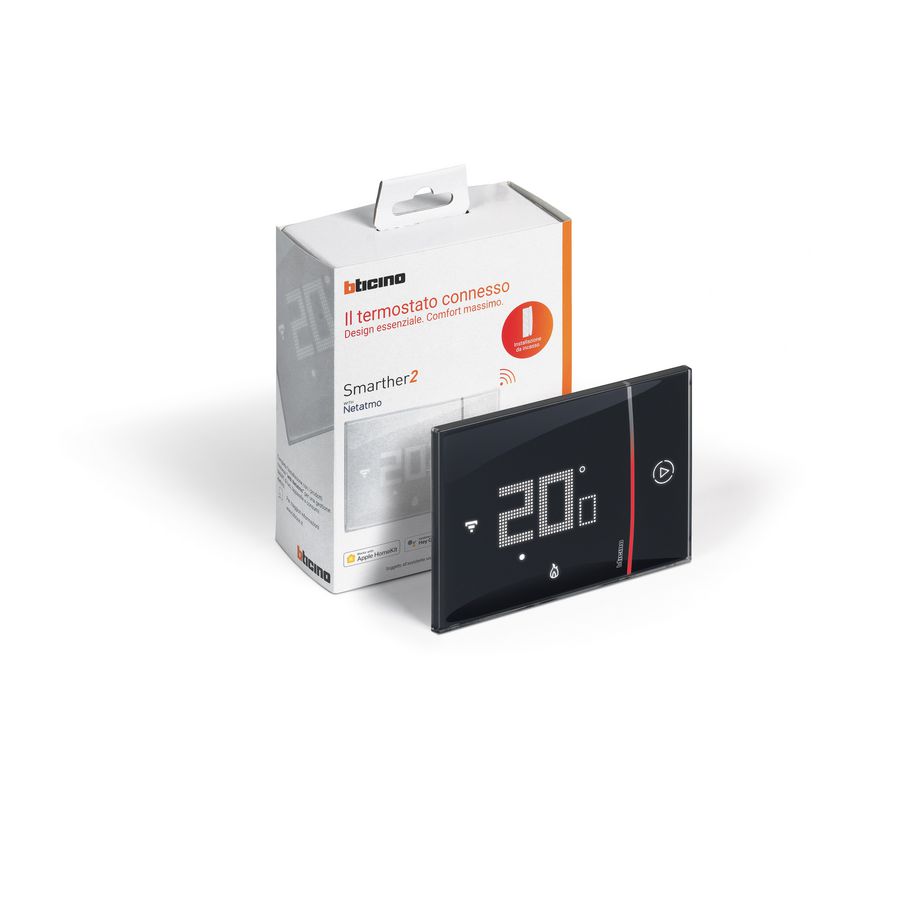 Smarther inbouw thermostaat zwart