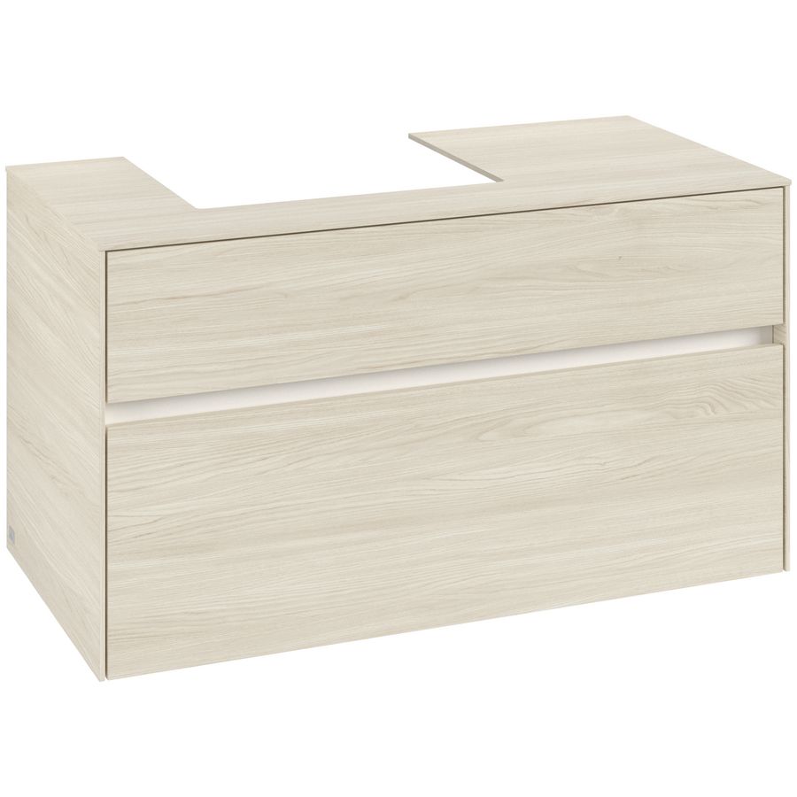 Wastafelonderkast Collaro 1000x548x500mm White Oak C014B0AA