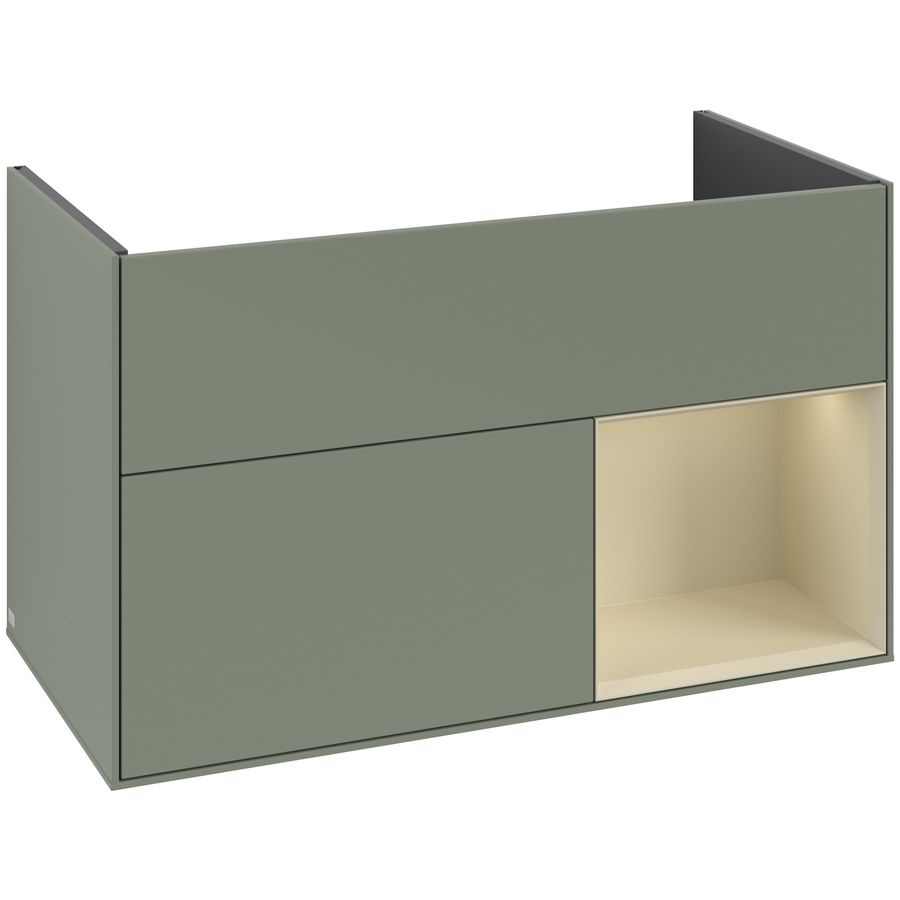 Wastafelonderkast Finion 996x591x498mm Olive Matt Lacquer G040HJGM