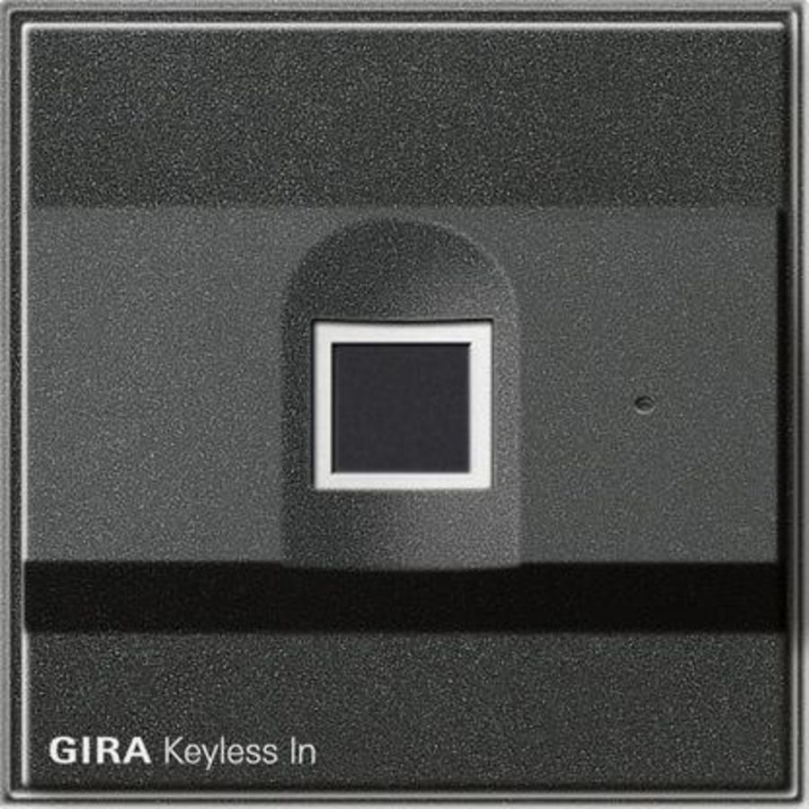 Gira Keyless In Fingerprint-leeseenh. Gira TX_44 antraciet