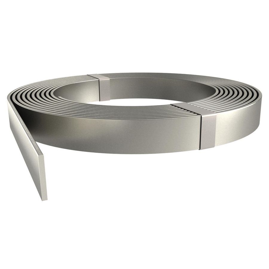 Staalband met afgeronde rand 30x3,5mm RVS 1.4301 A2 VVE=50