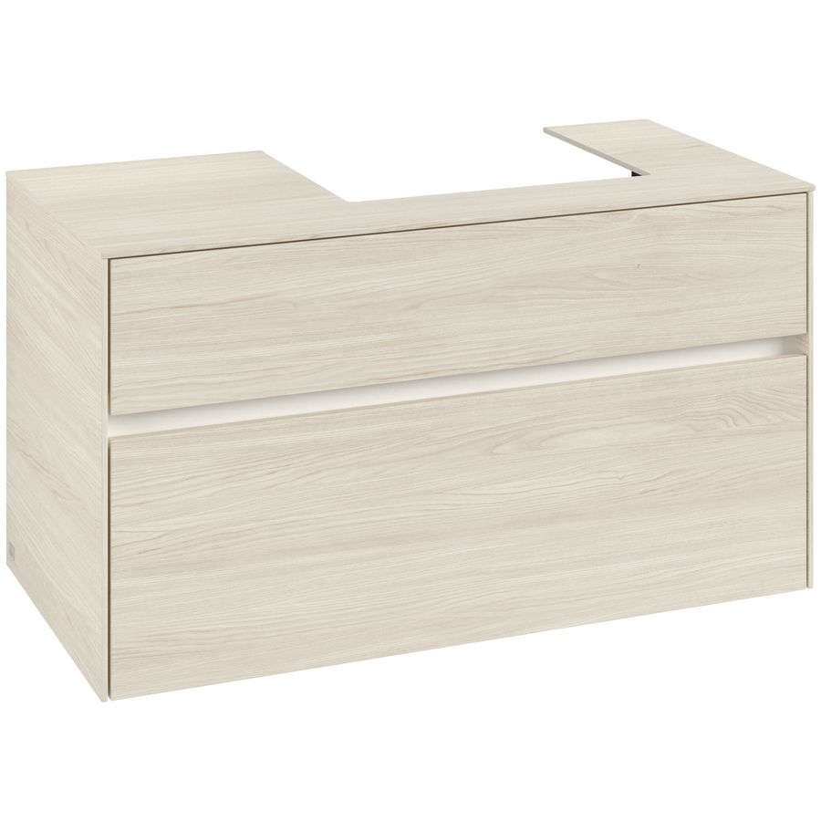 Wastafelonderkast Collaro 1000x548x500mm White Oak C015B0AA