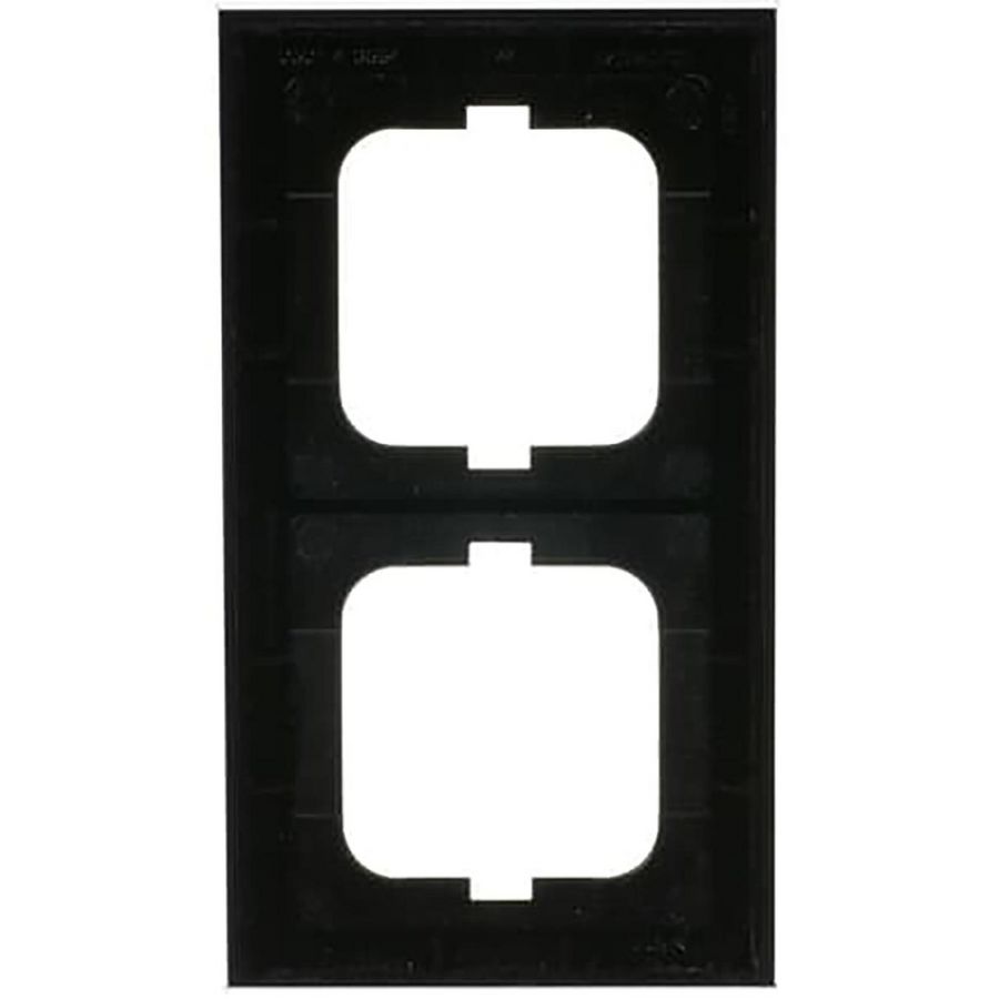 Afdekraam 2v ax-glas zwart