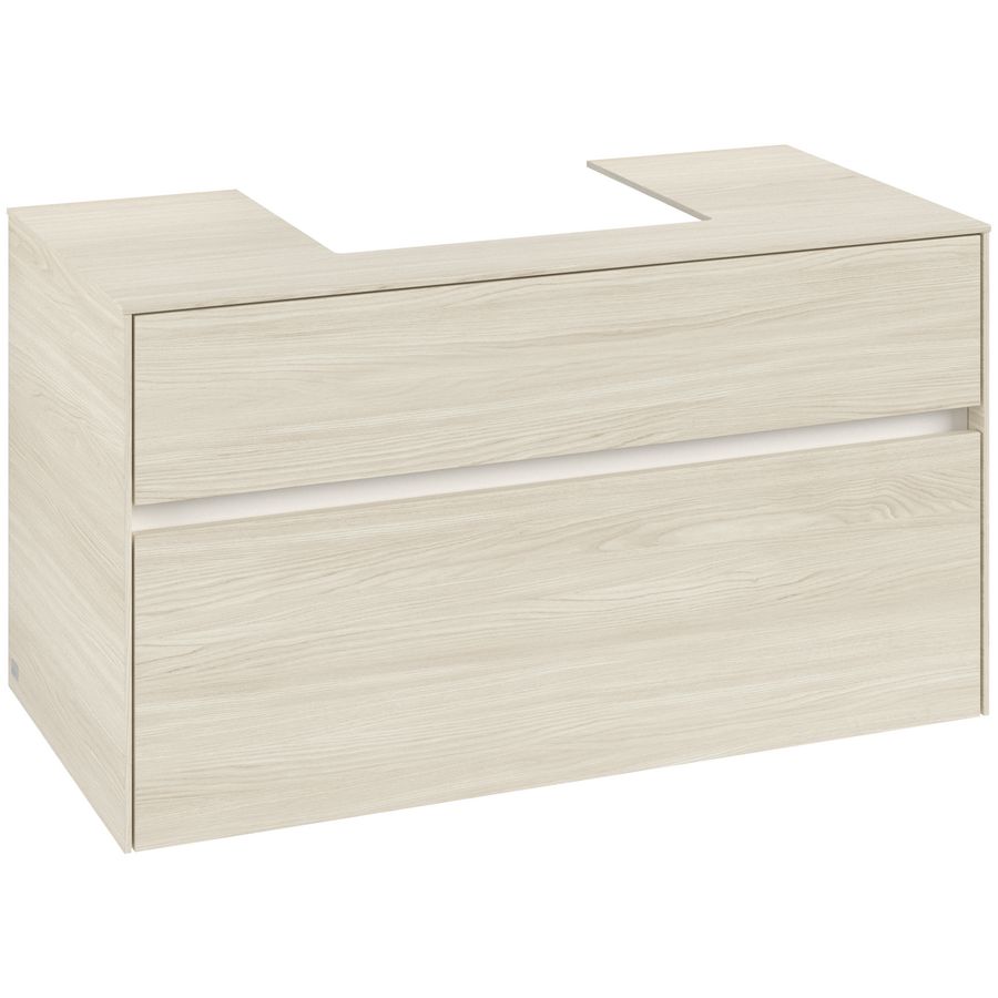 Wastafelonderkast Collaro 1000x548x500mm White Oak C01600AA