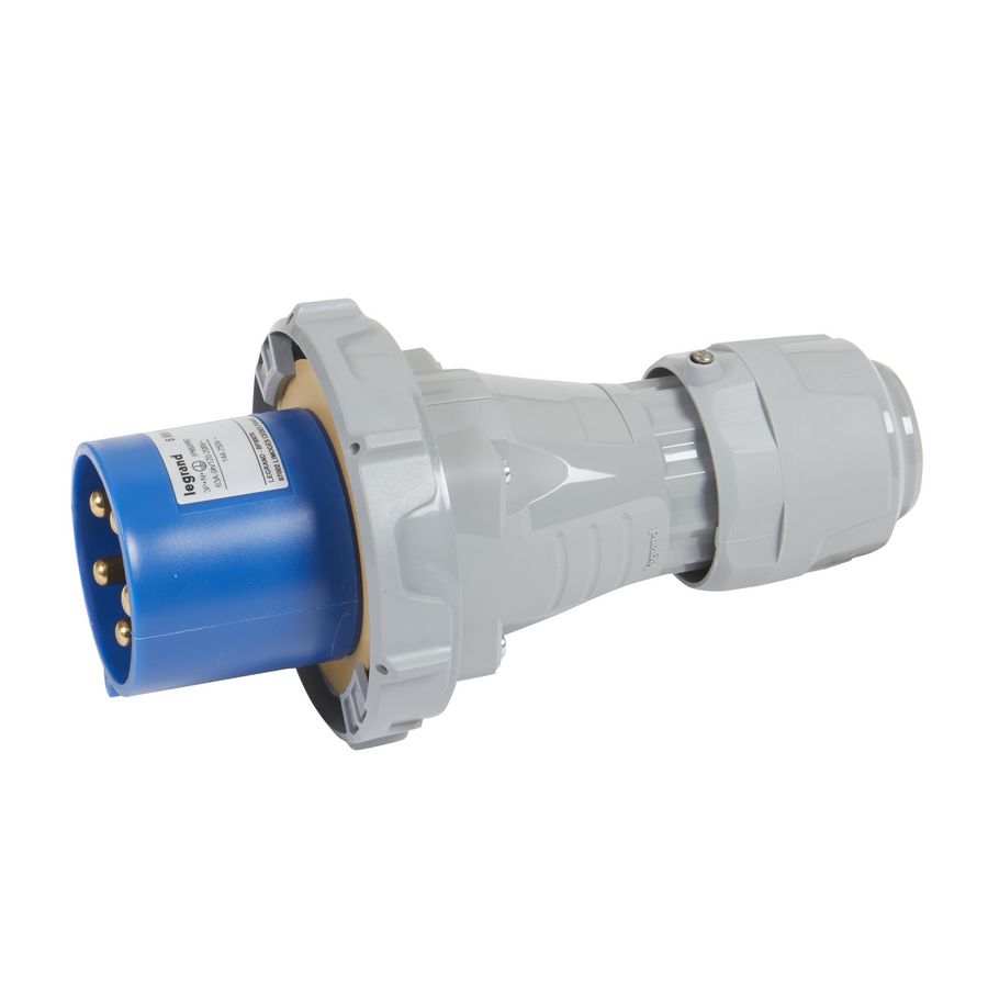 Stekker recht 230V 63A 4-polig + A IP67 P17 Tempra Pro