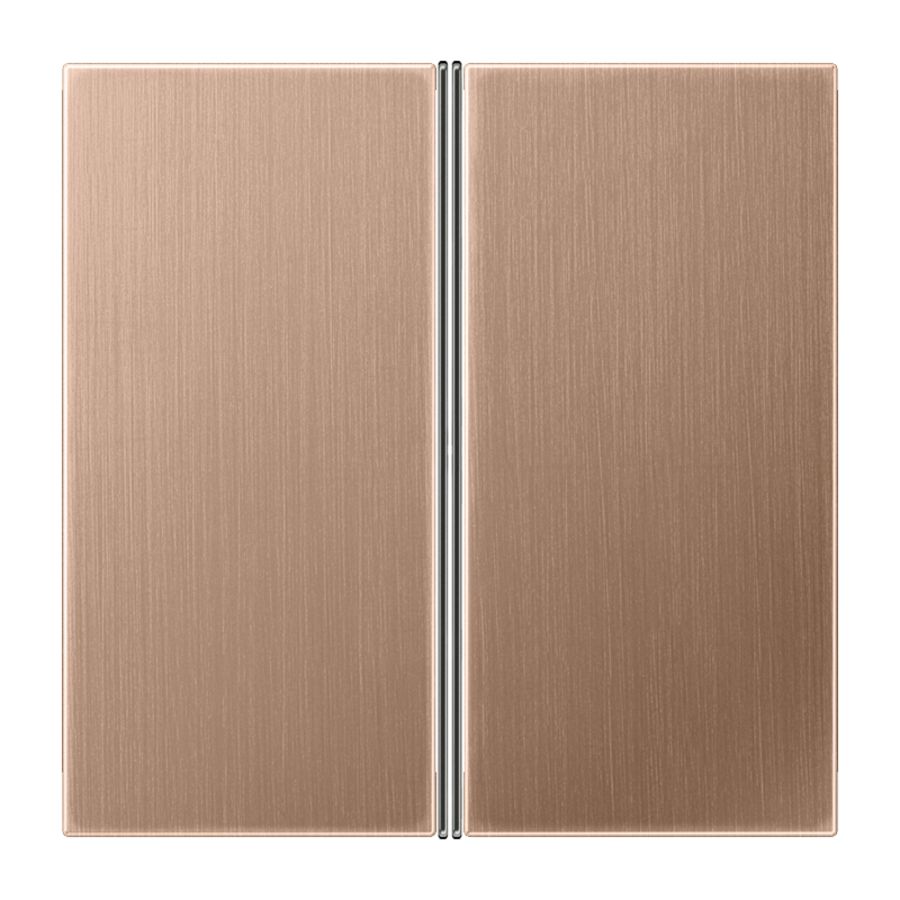 KNX F40 tastafd. compleet 2v. LS brons