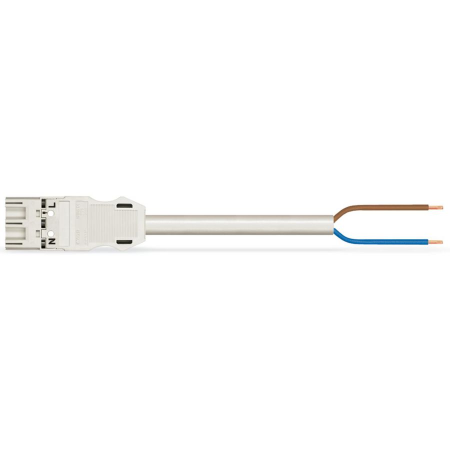 Geconf.aansluitkabel Eca Steker/open einde 771-5001/186-000