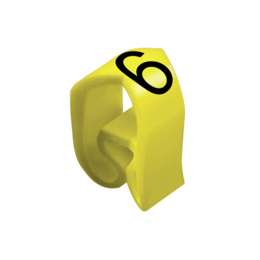 Kabelcoderingsyst. geel geleider O.D.8-16mm PVC s VVE=20