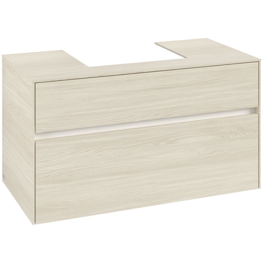 Wastafelonderkast Collaro 1000x548x500mm White Oak C016B0AA