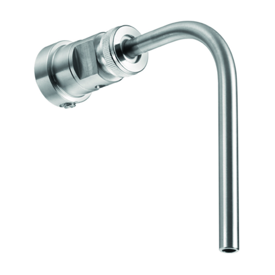Staalafname-kraan COMFORT Flex afnamebuis 90°
