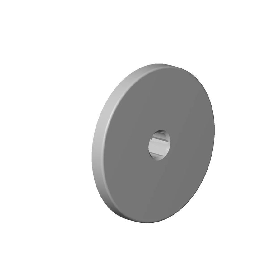 Afdekplaat 32x11mm Champagne gebors. (22kt Goud)