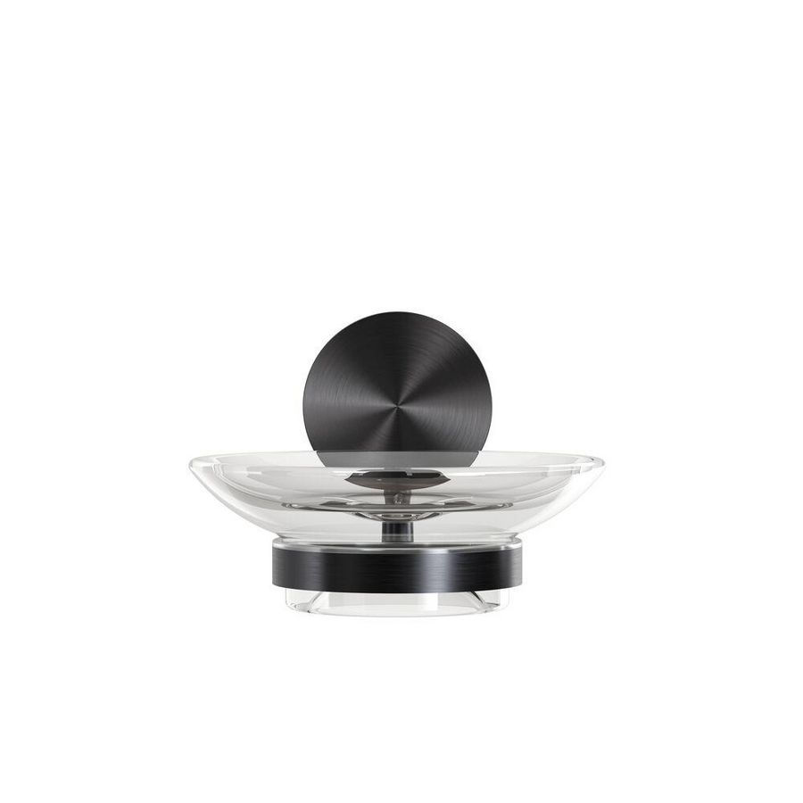 Zeephouder wandmodel metal black OPAL