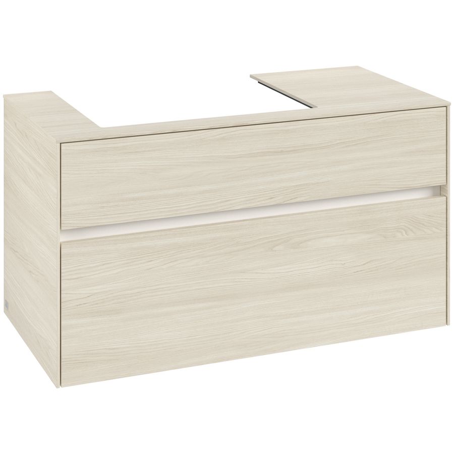 Wastafelonderkast Collaro 1000x548x500mm White Oak C01700AA