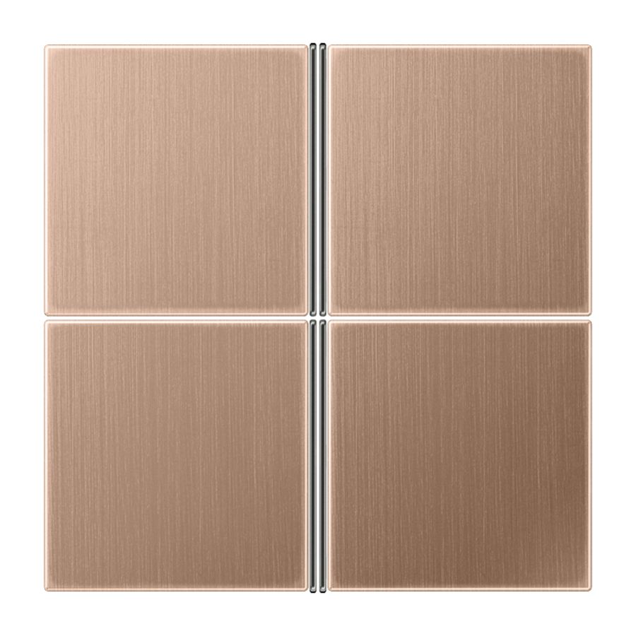 KNX F40 tastafd. compleet 4v. LS brons