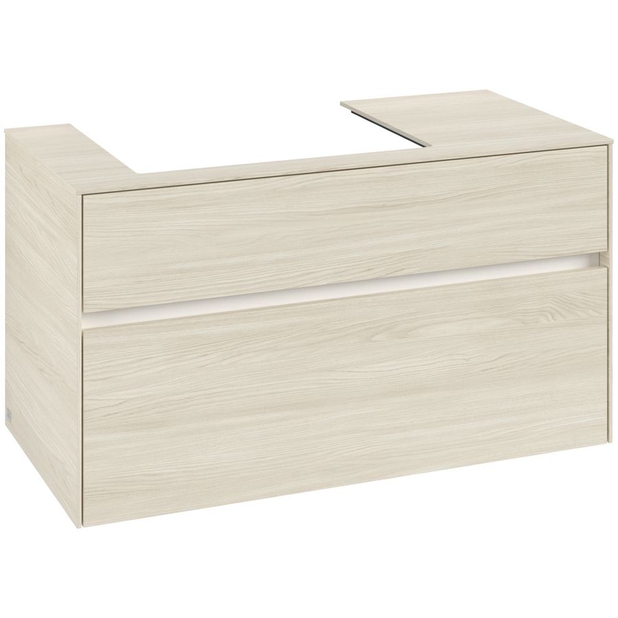 Wastafelonderkast Collaro 1000x548x500mm White Oak C017B0AA