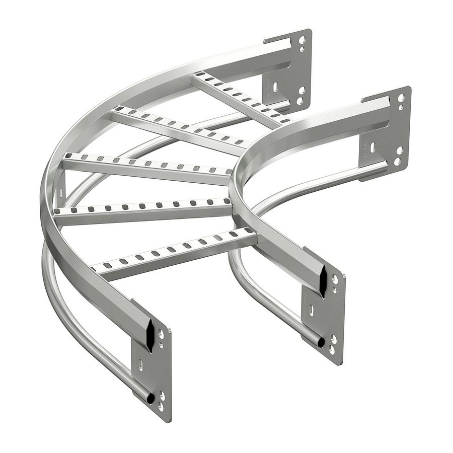 Bocht 90° 55-1000 thermisch verzinkt