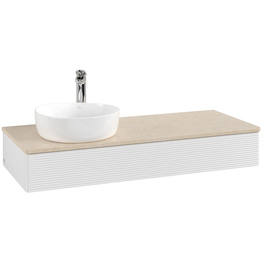 Wastafelonderkast Antao 1200x190x500mm G.White.L L11153GF