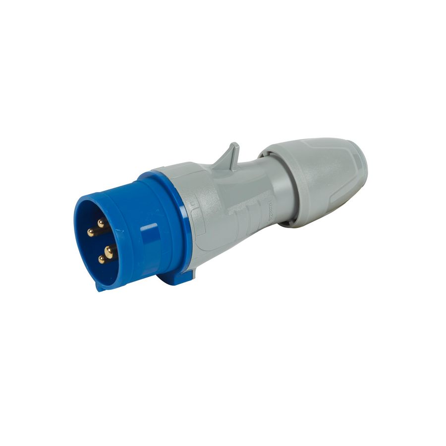 Stekker recht 230V 16A 4-polig IP44 P17 Tempra Pro