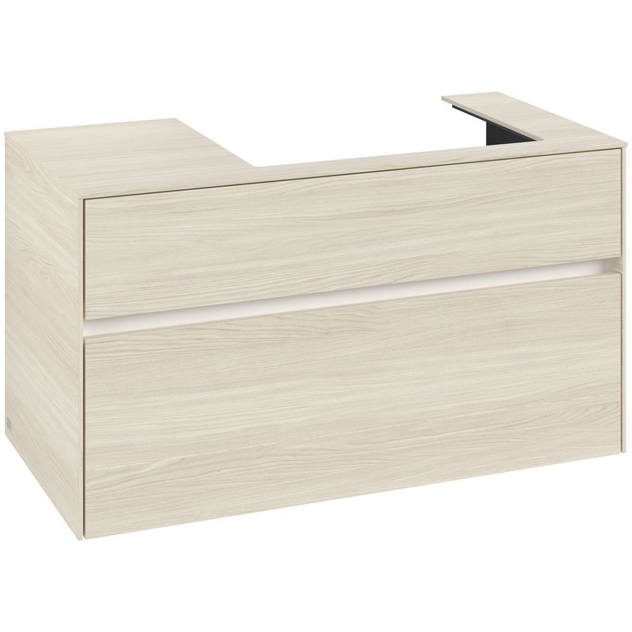 Wastafelonderkast Collaro 1000x548x500mm White Oak C01800AA