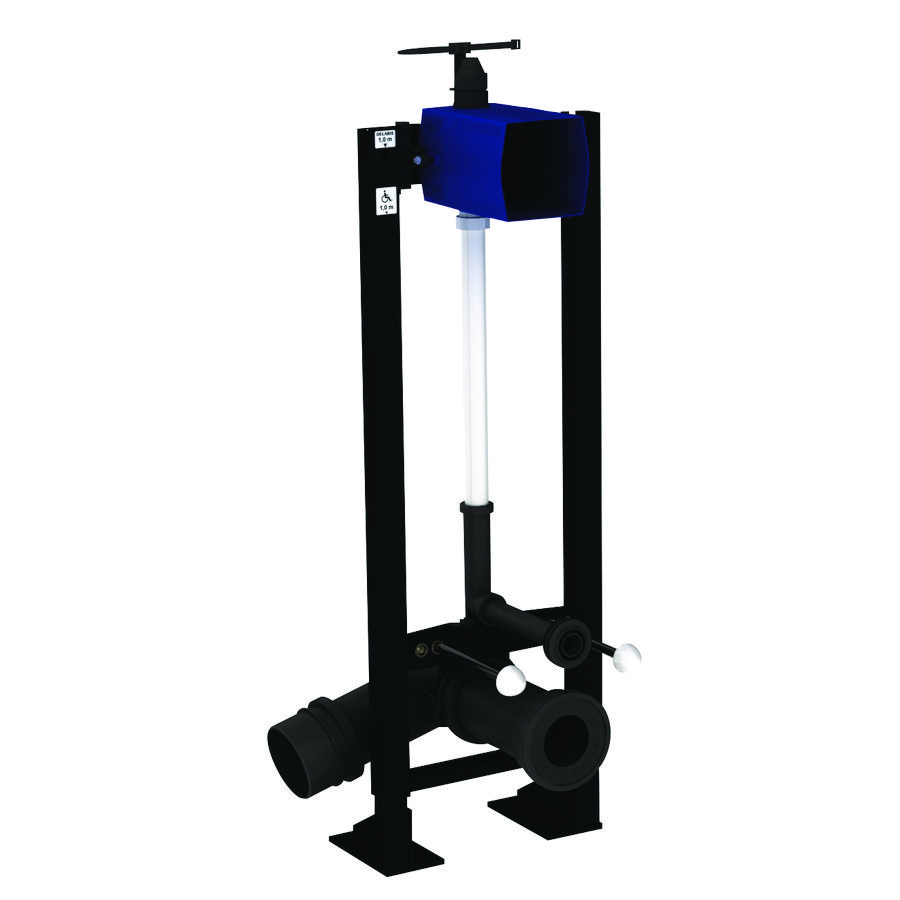 Voorwandsysteem WC TEMP. 230/6V Ø110 vloer set 1/2