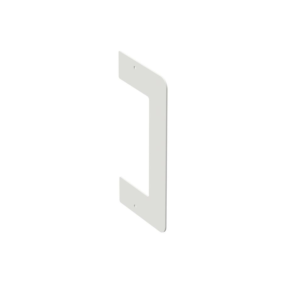 WGX-A EINDAFWERKPLAAT STAAL 110/55 RAL9003