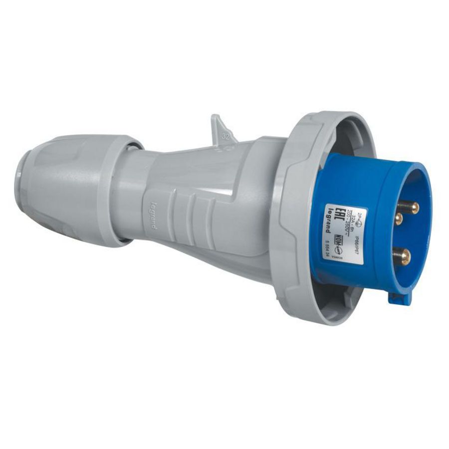 Stekker recht 230V 16A 3-polig IP67 P17 Tempra Pro