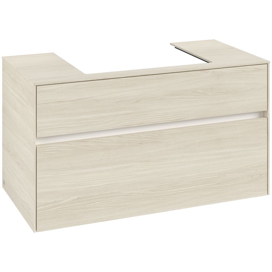 Wastafelonderkast Collaro 1000x548x500mm White Oak C01900AA