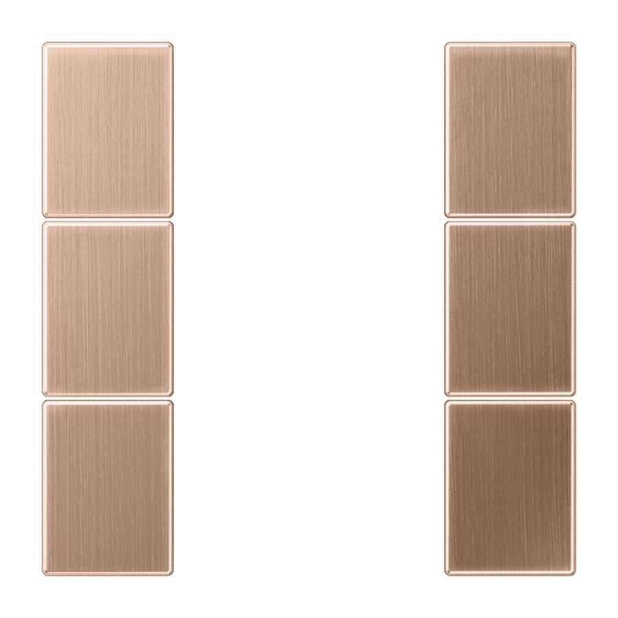 KNX F50 tastafd. compleet 3v. LS brons