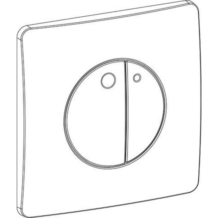 Quadro Bedieningspaneel Gaia toilet DF glanschroom