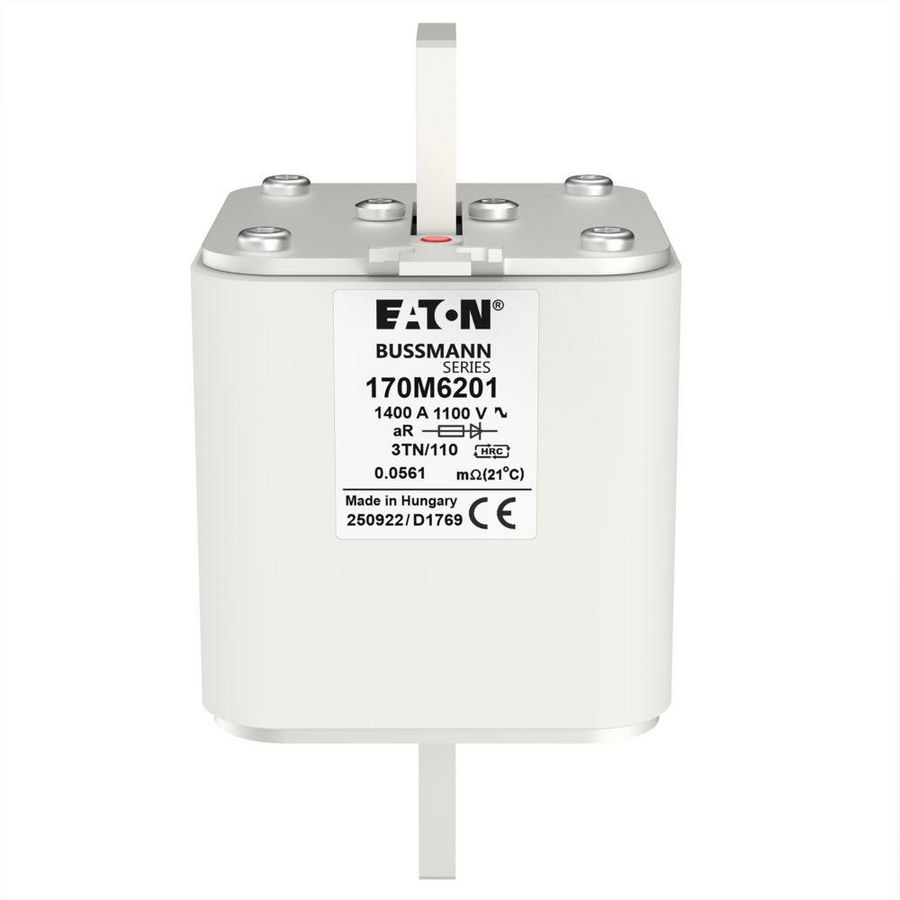 Zekering hoge snelheid 1400A AC 1100V 100kA size 3 76x90x