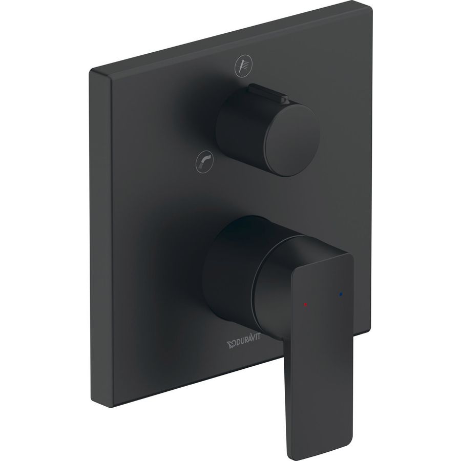Manhattan 1-hendel badmengkraan inbouw zw. M 150x82x173mm