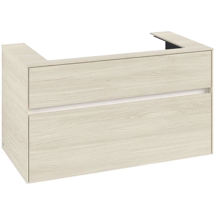 Wastafelonderkast Collaro 1000x548x500mm White Oak C02000AA