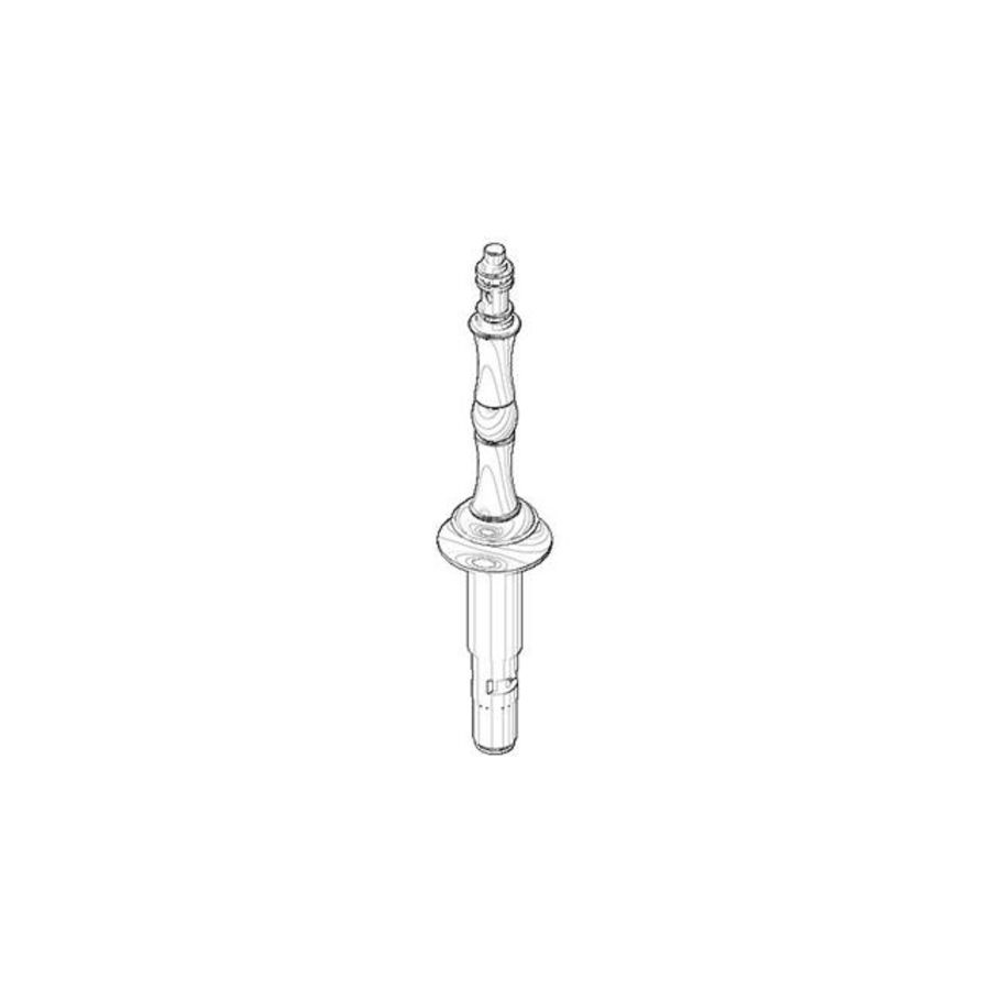 Aansluiting 55x291mm Platina geborsteld 04300100210-06