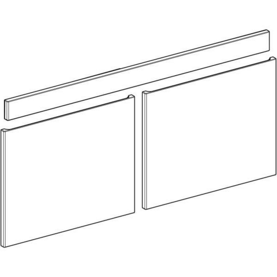 Renovavrzdnondrkst dubbele wstfl B130 Wit/glkt hggl