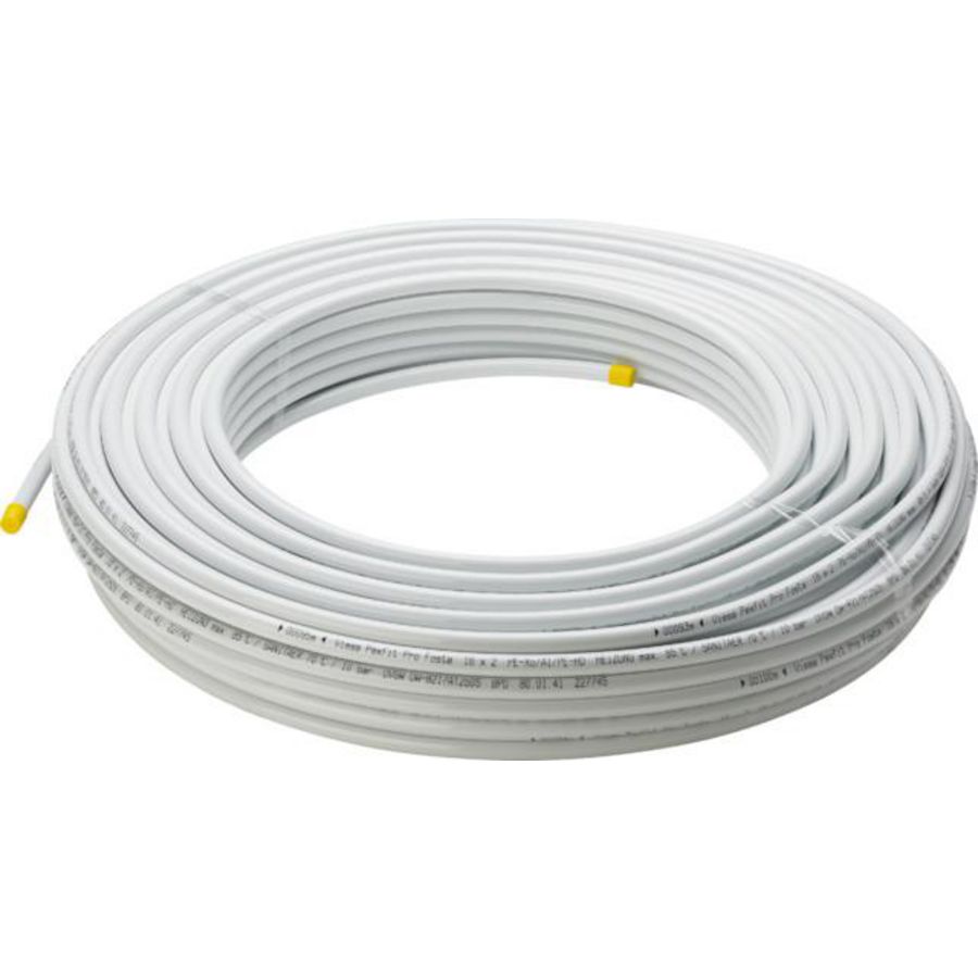 Rol a 25mtr. meerlagenbuis SMARTPRESS 16 x 2,0mm wit 4705.01