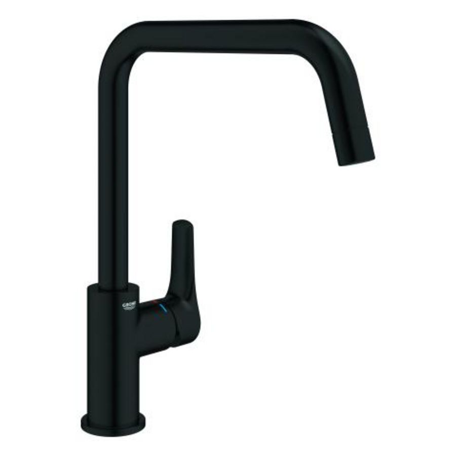 Eurosmart Keukenmengkraan Hoge Uitloop 28Mm, Matte Black