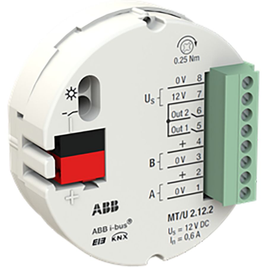 Melder-/veiligheidsterminal KNX interface 2-voudig inbouwpil (MT/U 2.12.2)