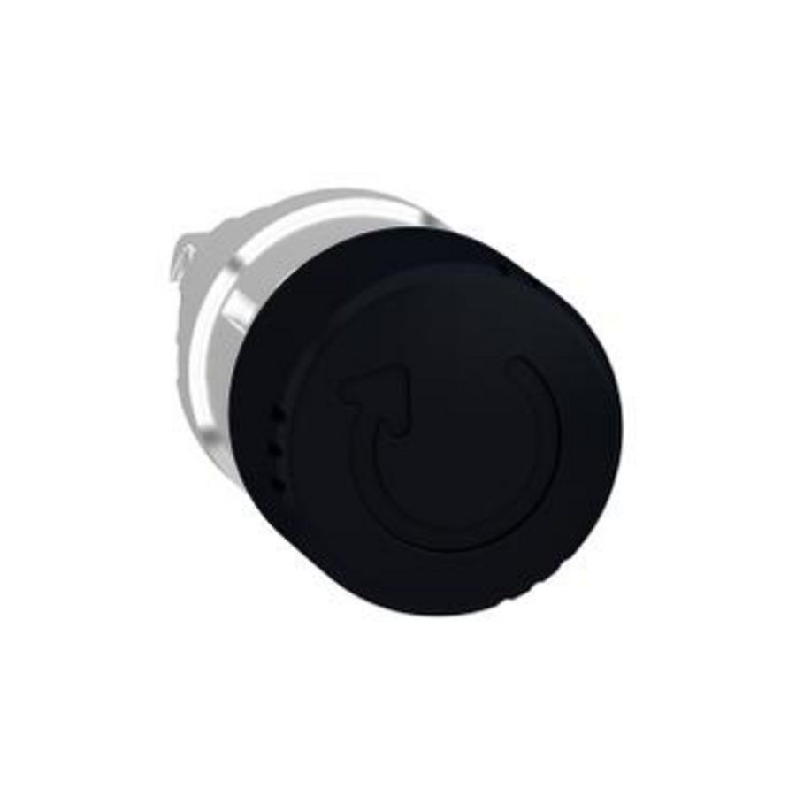 Kop noodstop 30 draaien om te ontgrendelen 22mm Zwart z.