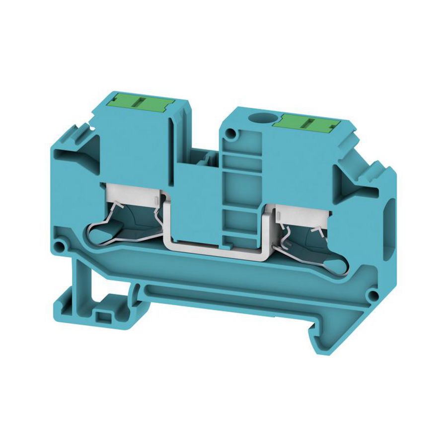 Doorvoer bl. SNAP IN blauw 6mm2 41 A 1000 V nr. VVE=50