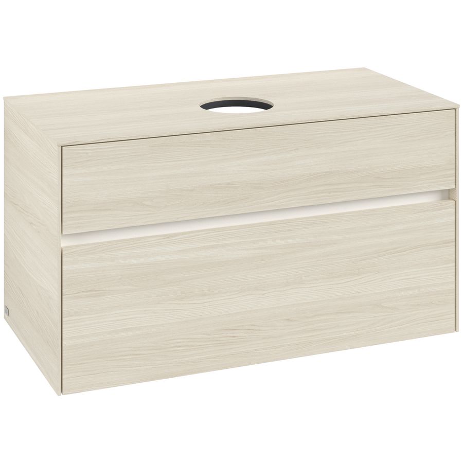 Wastafelonderkast Collaro 1000x548x500mm White Oak C038B0AA
