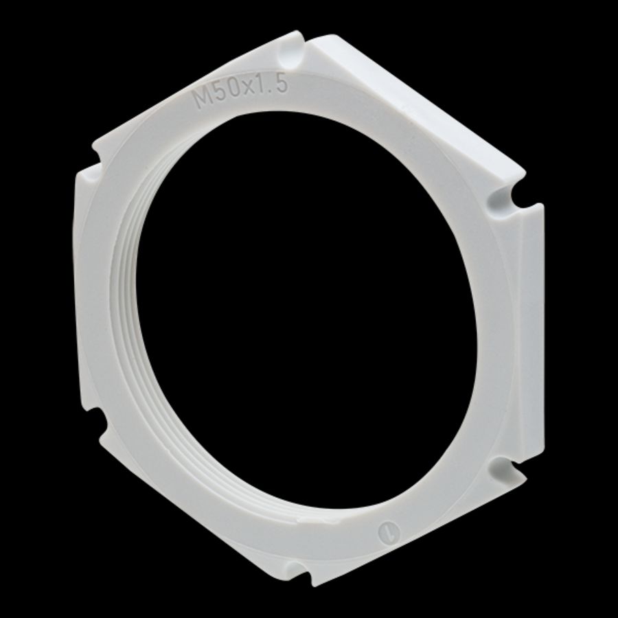 Contramoer kunststof M50x1,5 grijs (EMUG50LG)