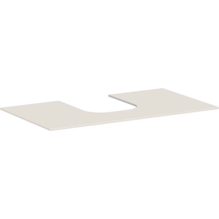 Console 980x550mm met utsparing in het midden countertop 600/480 Xevolos E 54209780