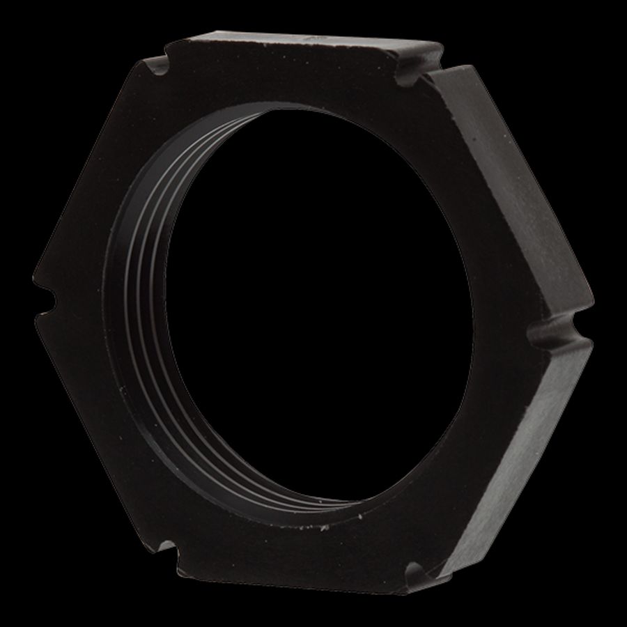 Contramoer kunststof M25x1,5 zwart (RAL 9005) (EMUG25BK) VVE=100
