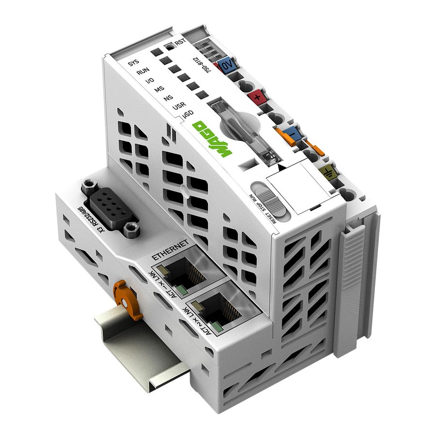 Controller PFC100 Tweede generatie 2 x Ethernet, RS-232/-485