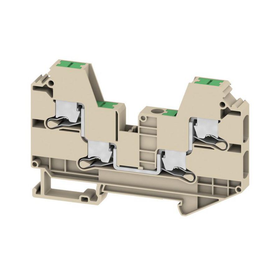 Doorvoer bl. SNAP IN d. beige 6mm2 41 A 1000 V VVE=50