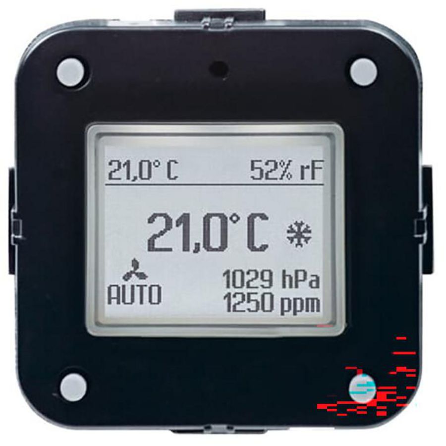 KNX ruimtethermostaat CO2 inb. (6109/28)