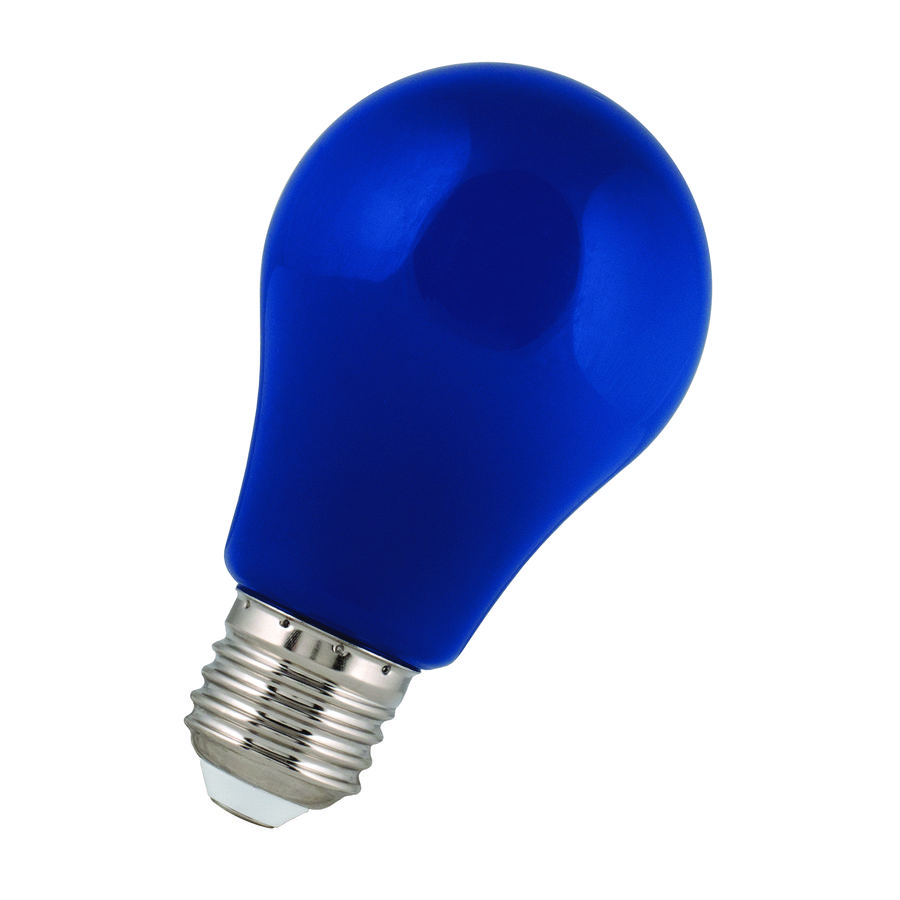 LED-lamp A60 Party E27 2W blauw